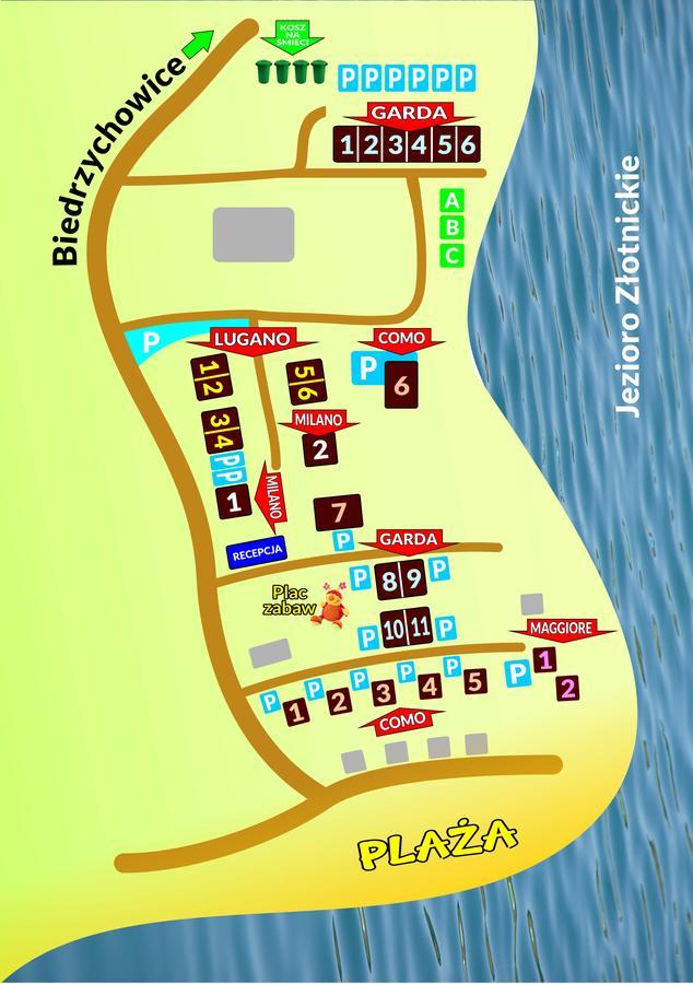 Domki Nad Jeziorem Karlowice Exteriör bild